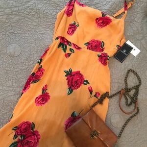 Volcano Burnt Orange sundress